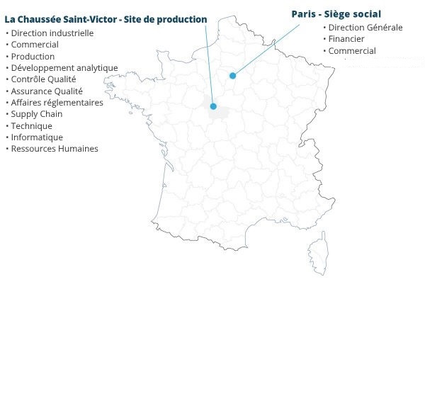 Carte des sites CDM Lavoisier